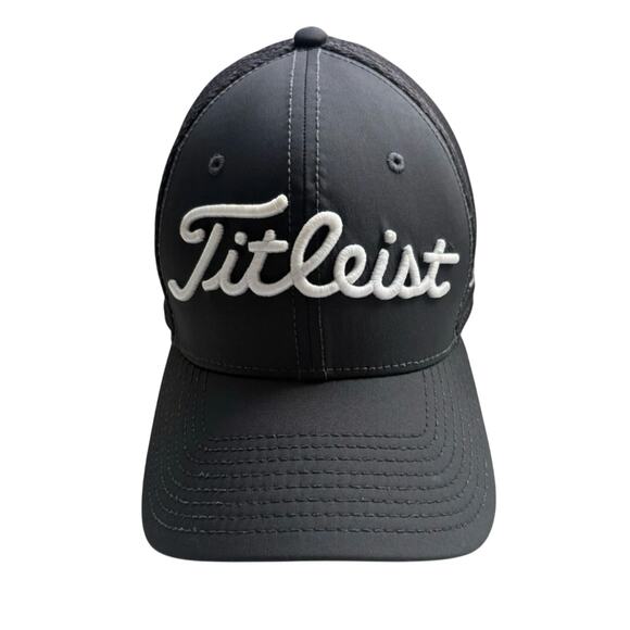 Titleist Patch Hat FJ Mens M/L Gray Fitted Stretch ProV1 AFlex Golf - Picture 1 of 3